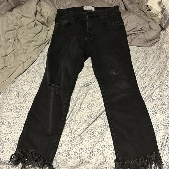 Free People Frayed Raw Hem Jeans - 29 - Picture 4 of 5